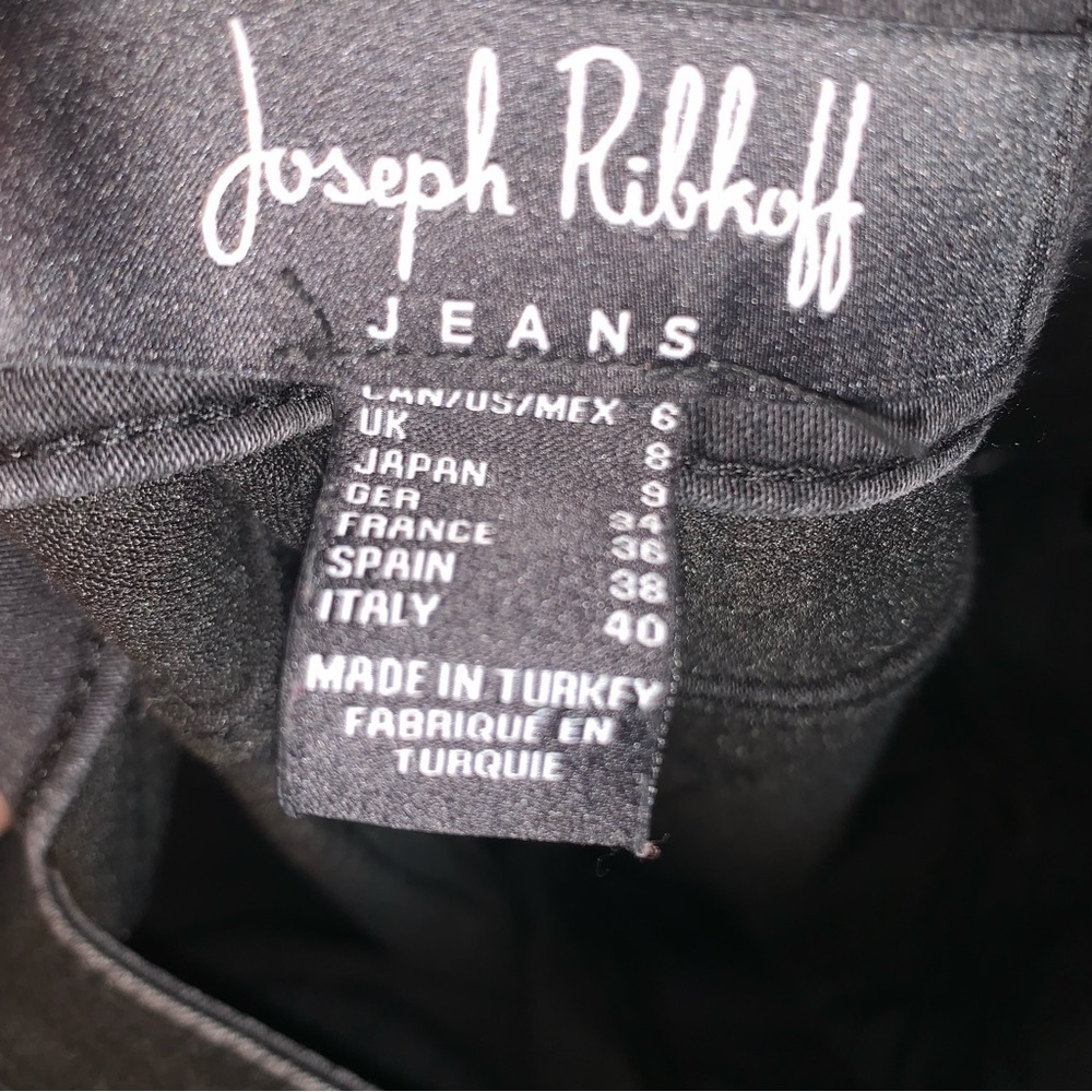 Joseph Ribkoff Black High Rise Skinny Jean 6 - Picture 3 of 8